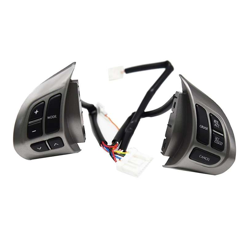 Car Steering Wheel Audio Control Button Switch Cruise Control Switch with Wiring Harness for Forest
