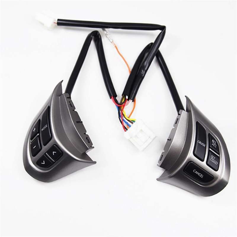 Car Steering Wheel Audio Control Button Switch Cruise Control Switch with Wiring Harness for Foreste