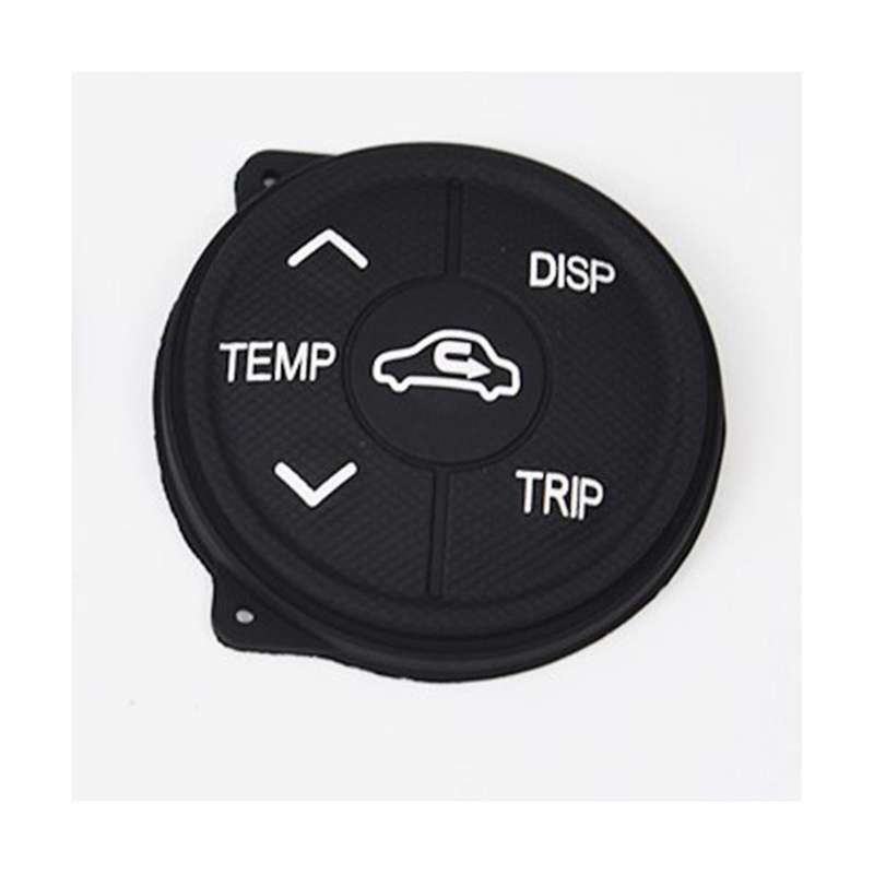Car Steering Wheel Audio Control Switch Bright Black Frame Trim for Prius 2011-2015 Control Buttons