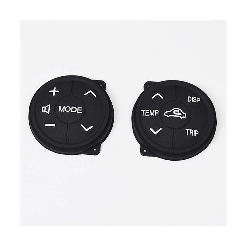 Car Steering Wheel Audio Control Switch Bright Black Frame Trim for Prius 2011-2015 Control Buttons