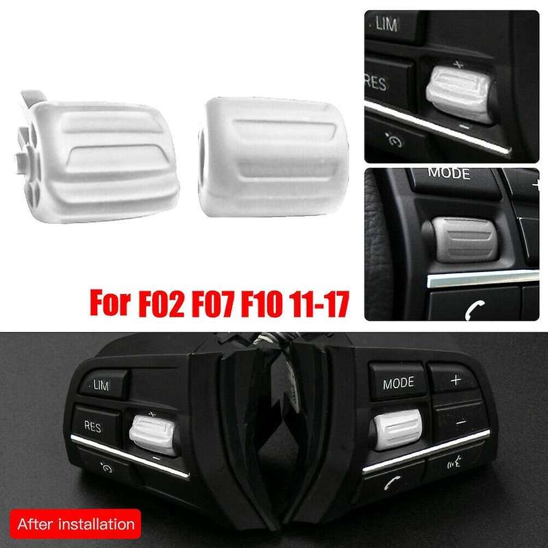 Car Steering Wheel Button Control Knob Wheel Switch Multi-Functional for 5 Series F10 F07 7 Series F