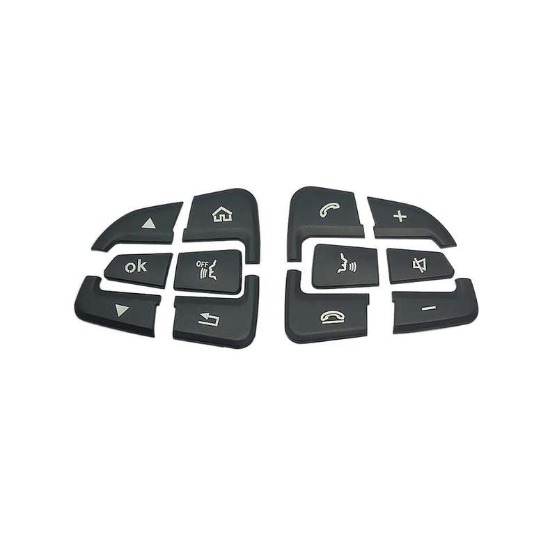 Car Steering Wheel Button Covers for GLC X253 C Class W205 CLA GLA a Class X156 C117 W176(B)