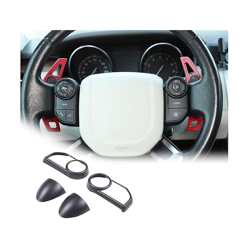 Car Steering Wheel Button Frame Cover Trim for 5 2017-2018 for Range Sport 2014-2017 ,4pcs