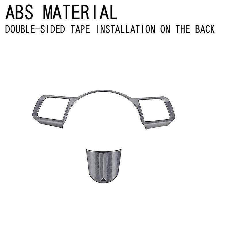 Car Steering Wheel Button Decoration Cover Trim Accessories for 2024+ Car Accessories Wood Grain