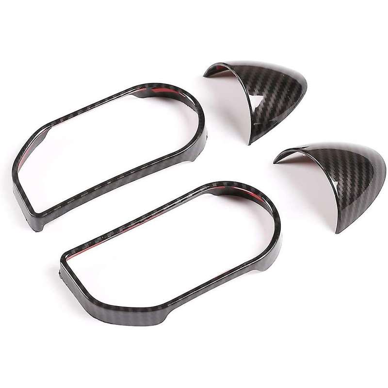 Car Steering Wheel Button Frame Cover Trim for Sport, 5 (LCD Style), Carbon Fiber
