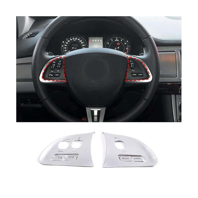 Car Steering Wheel Button Sticker Car Interior Protection Accessories for Xf 2012-2015