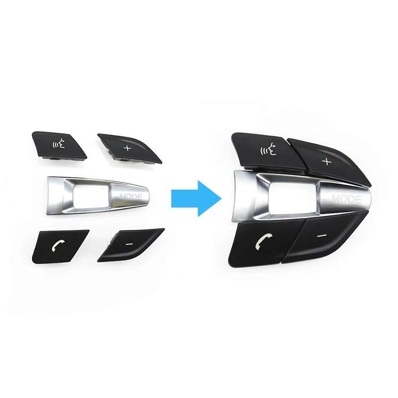 Car Steering Wheel Button Knob Replacement for F10 F11 F30 F31 F34 F01 F02 F07 F06 F12 F25 F26 F15 F