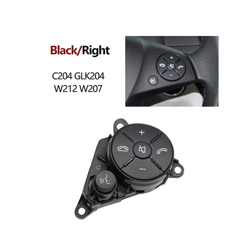 Car Steering Wheel Button Switch Cover Trim Kit for C E Class W204 X204 20482104519107 204821035191