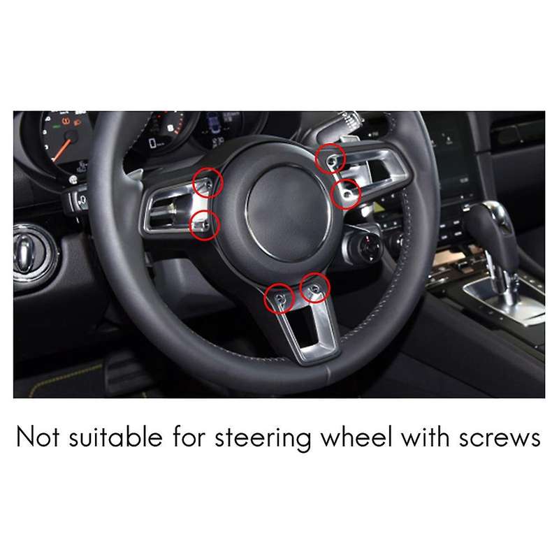 Car Steering Wheel Button Switch Frame Cover Decor Trim Sticker for - 718 2015+