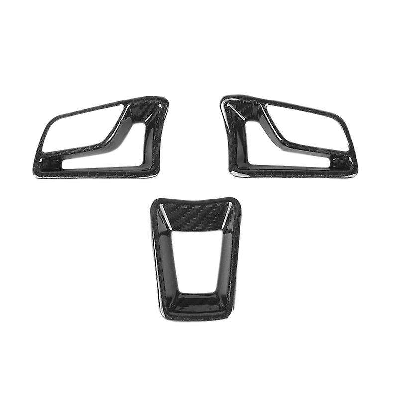Car Steering Wheel Button Switch Frame Cover Decor Trim Sticker for - 718 2015+