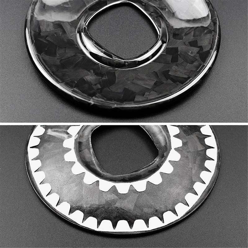 Car Steering Wheel Center Trim Frame for 2008-2013 Cover Decorative Sticker