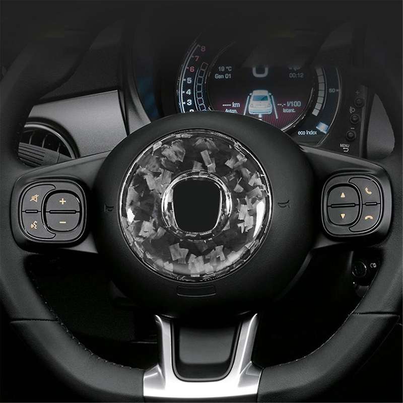 Car Steering Wheel Center Trim Frame for 2008-2013 Cover Decorative Sticker