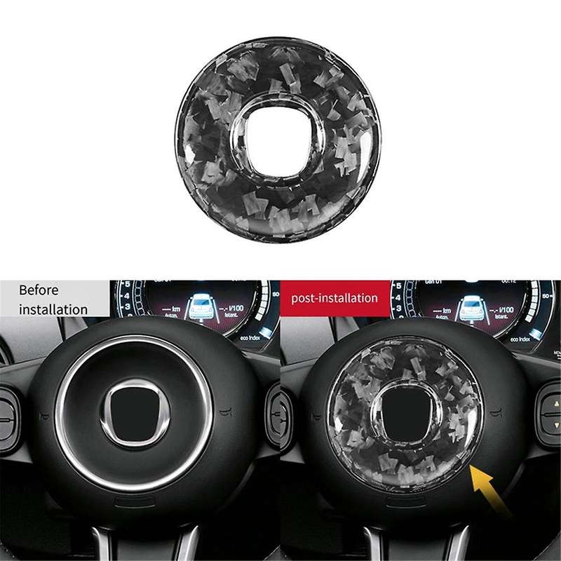 Car Steering Wheel Center Trim Frame for 2008-2013 Cover Decorative Sticker