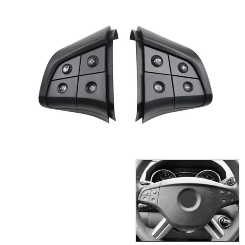 Car Steering Wheel Control Switch Button 4 Keys for W164 Ml B/r-class 2006-2009 W251 Master Knob Bl