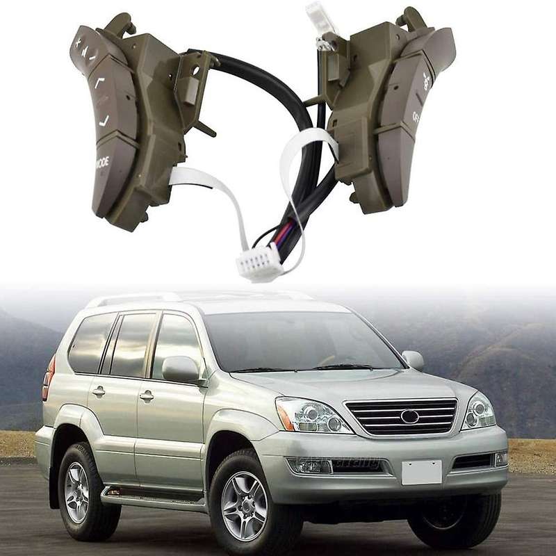 Car Steering Wheel Control Switch Button for Land Multifunction Audio Cruise 75B037 84247-58010
