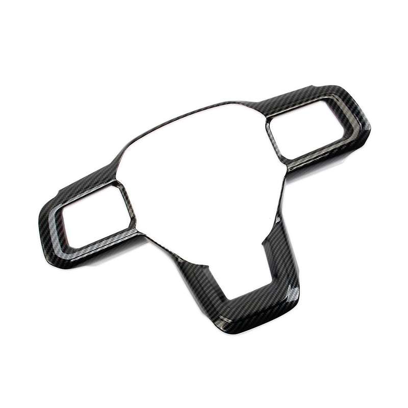 Car Steering Wheel Cover Molding Trim for 2024 Interior Accessories Carbon Fiber