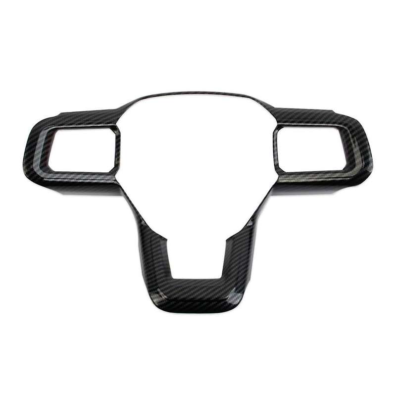 Car Steering Wheel Cover Molding Trim for 2024 Interior Accessories Carbon Fiber