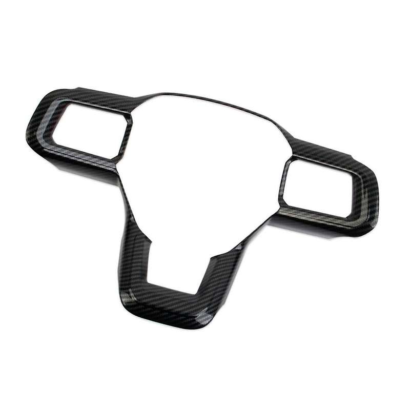 Car Steering Wheel Cover Molding Trim for 2024 Interior Accessories Carbon Fiber