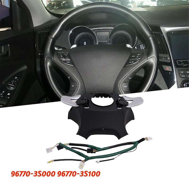 Car Steering Wheel Cover Multi-Function Shift Paddles Switch with Harness Kit for 2011-2014 56120-4Q