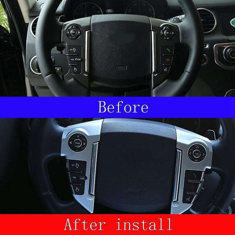 Car Steering Wheel Cover Trim 3D Sticker for Land Sport 2010-2013