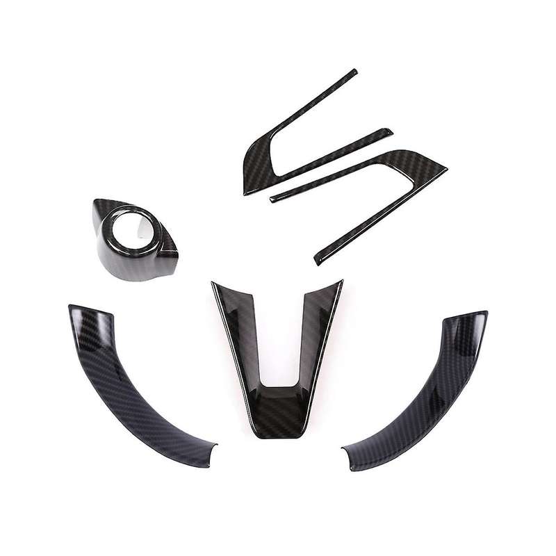 Car Steering Wheel Cover Trim for Stelvio 2017 2018 2019 Interior Accessories