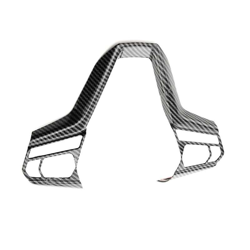 Car Steering Wheel Cover Trim Carbon Fiber Steering Wheel Frame for D-max 2021 2022