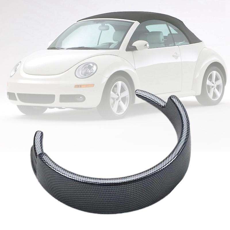 Car Steering Wheel Cover Trim Dashboard Cover for 2003-2010 Interior Styling, Carbon Fiber 4PCS