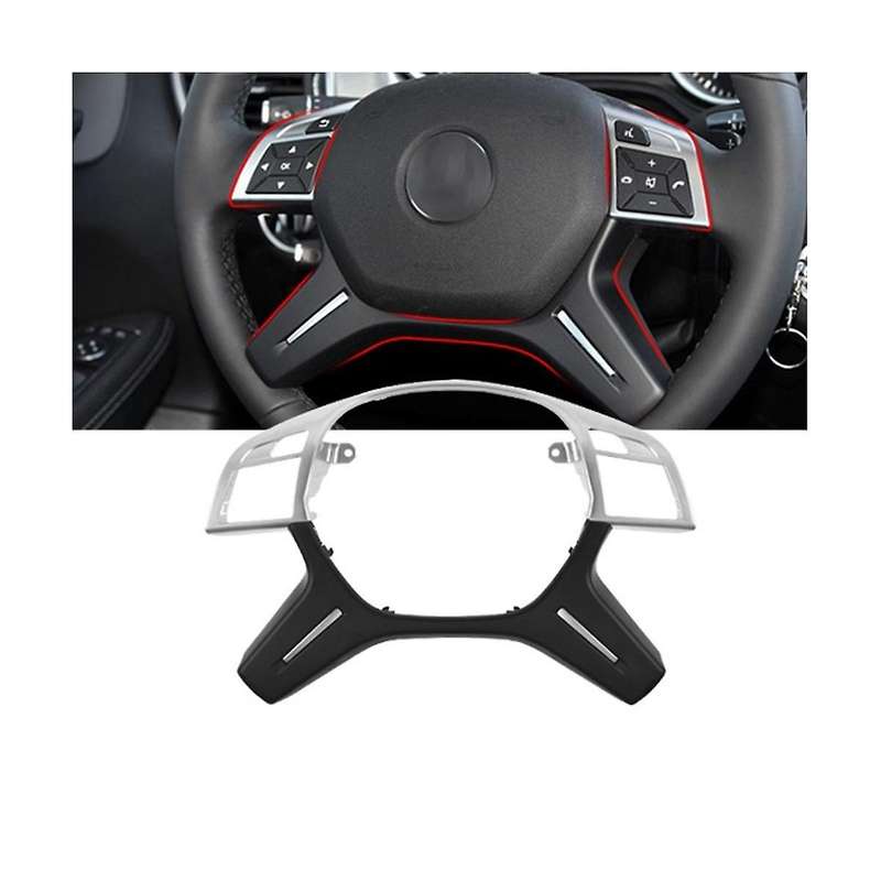 Car Steering Wheel Cover Trim Panel Replacement for C E M Ml Gls G Class W204 W212 W166 W463 B