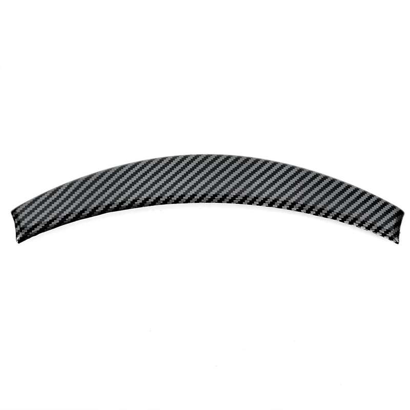 Car Steering Wheel Cover Trim Sticker Abs Carbon Fiber for 2024 Interior Accessories