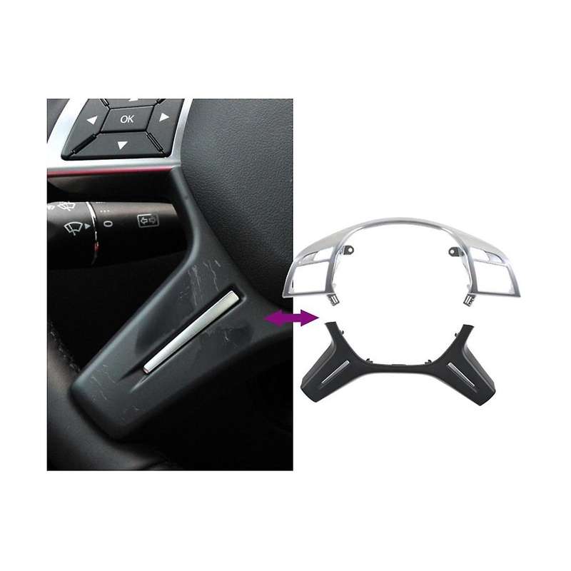 Car Steering Wheel Cover Trim Panel Replacement for C E M Ml Gls G Class W204 W212 W166 W463 A