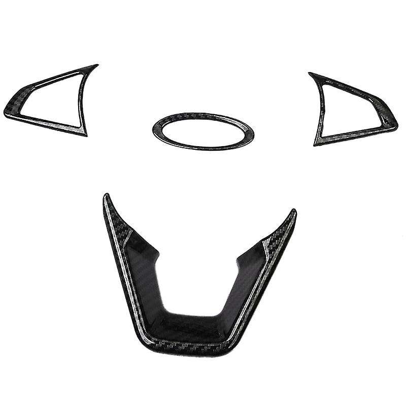 Car Steering Wheel Cover Trim Interior Sticker Carbon Fiber Styling Sticker for Mondeo 2013-2017