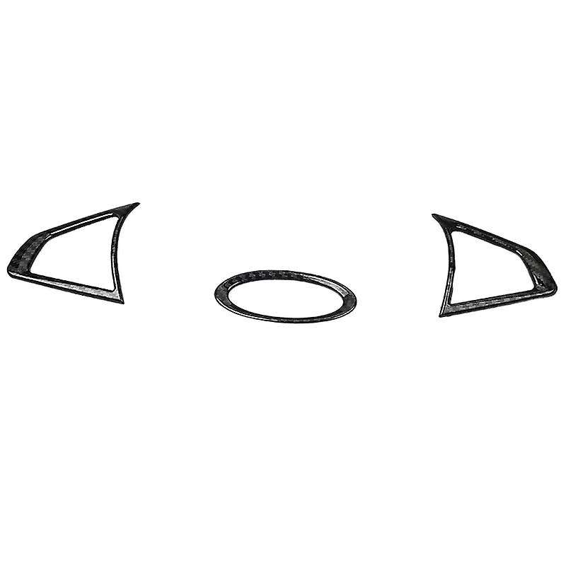 Car Steering Wheel Cover Trim Interior Sticker Carbon Fiber Styling Sticker for Mondeo 2013-2017