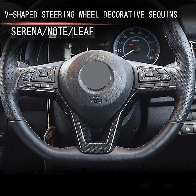 Car Steering Wheel Decorative Frame Cover Steering Wheel Bright Strip for Sylphy C27 NOTE E12 2020