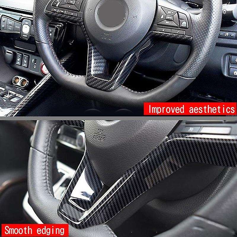 Car Steering Wheel Decorative Frame Cover Steering Wheel Bright Strip for Sylphy C27 NOTE E12 2020