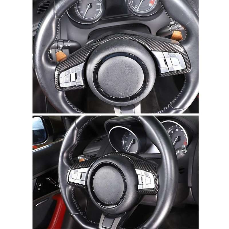 Car Steering Wheel Frame Cover Trim Sticker Accessories for F-TYPE 2013-2023