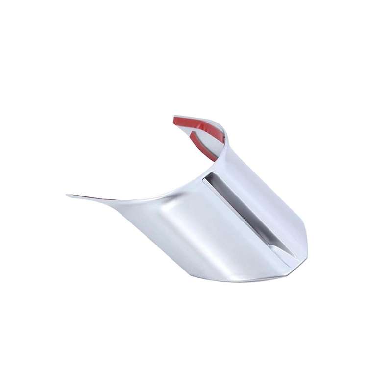 Car Steering Wheel Frame Decoration Cover Trim for C Class W206 GLC X254 (Silver)