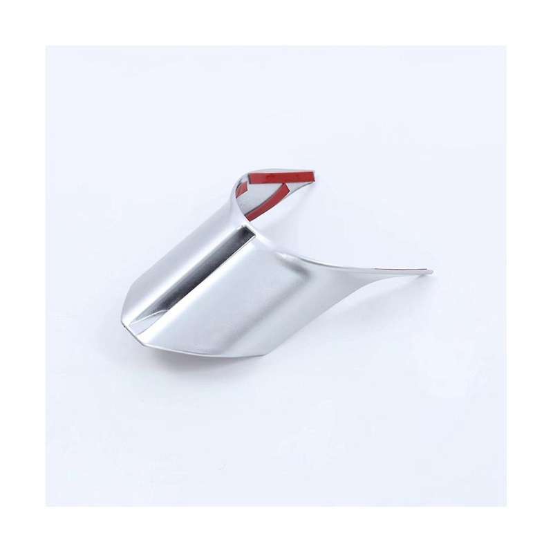 Car Steering Wheel Frame Decoration Cover Trim for C Class W206 GLC X254 (Silver)