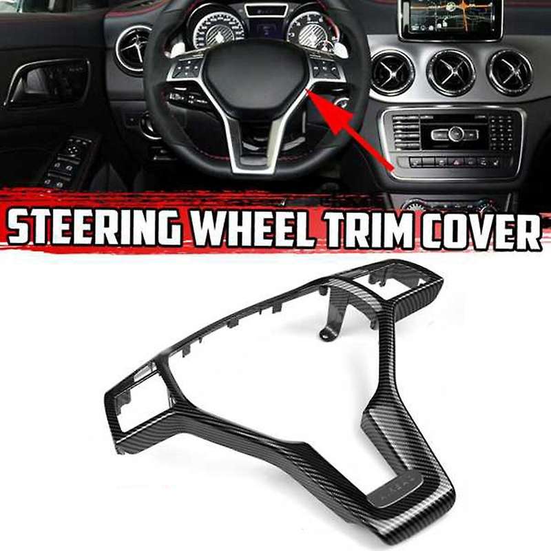 Car Steering Wheel Frame Cover for C E CLA W204 W212 W117 C172 C218 2012-2014 Style