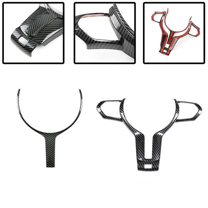 Car Steering Wheel Insert Trim Cover Sticker for F Chassis F22 F30 F32 F10 F12 F15 Steering Wheel De