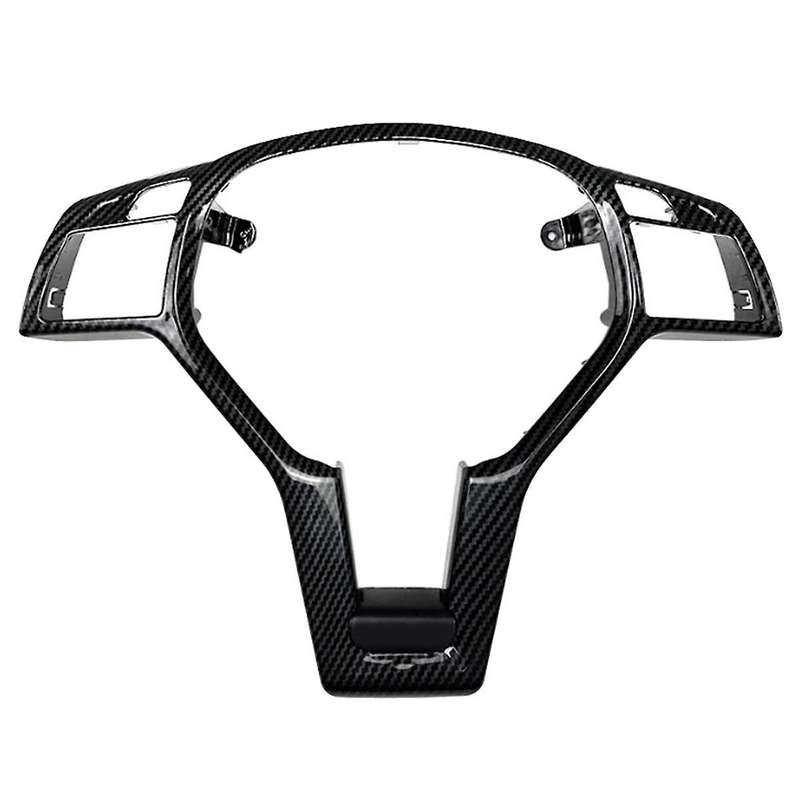 Car Steering Wheel Frame Trim Cover for a C E GLA CLA Class W176 W204 W212 X156 C117 Carbon Fiber