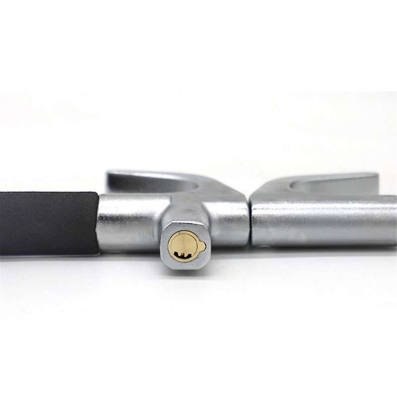 Car Steering Wheel Lock, Wheel Lock, Vehicle Anti-Theft Lock Adjustable Length Clip Double Hook