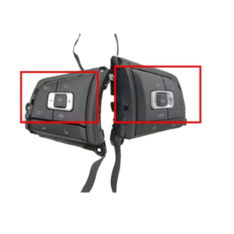 Car Steering Wheel Multifunction Button Cover 5G0959442 for Golf 7 7.5 TRoc GLI GTE