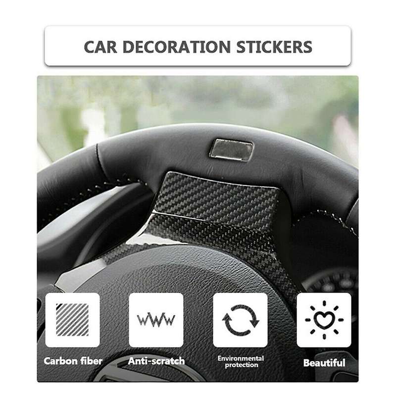 Car Steering Wheel Panel Cover Trim Carbon Fiber Interior Accessories for IS250 IS300 IS350 2014-201