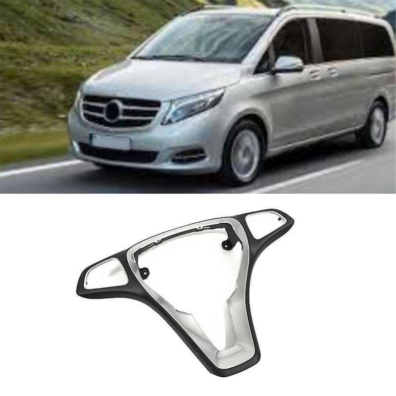 Car Steering Wheel Panel Cover for W176 W246 W205 W213 W218 W117 W292 W166 W447 W156 X253 W448 Blac
