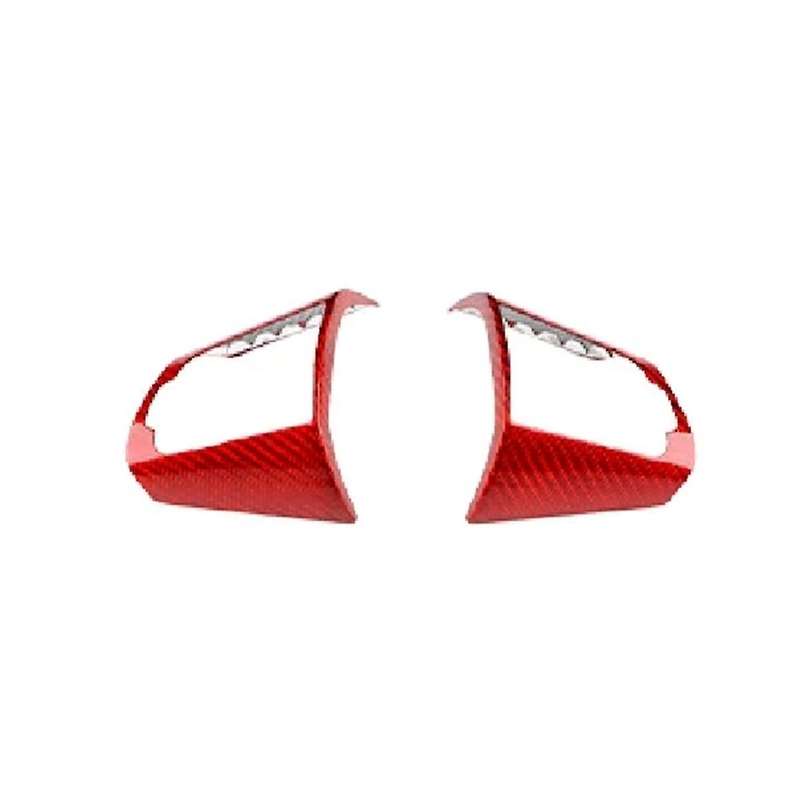 Car Steering Wheel Panel Real Hard Carbon Fiber Cover Interior Trim Accessories for 2018-2023