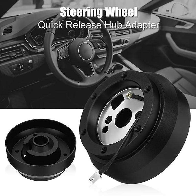 Car Steering Wheel Quick Release Hub Adapter Kit for for , Aluminum Steering Wheel Short Hub, 170H