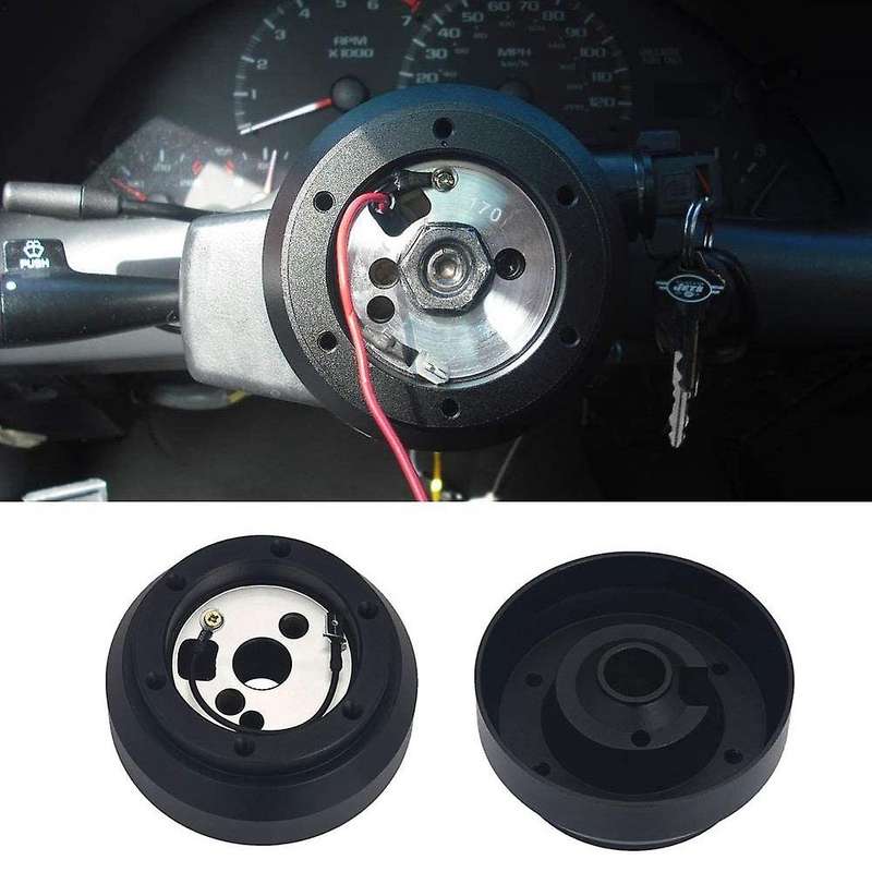 Car Steering Wheel Quick Release Hub Adapter Kit for for , Aluminum Steering Wheel Short Hub, 170H