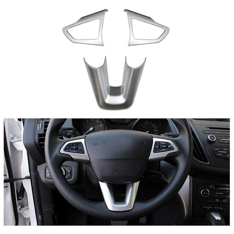 Car Steering Wheel Protection Cover Trim Sticker for Kuga Escape 2017 Accessories
