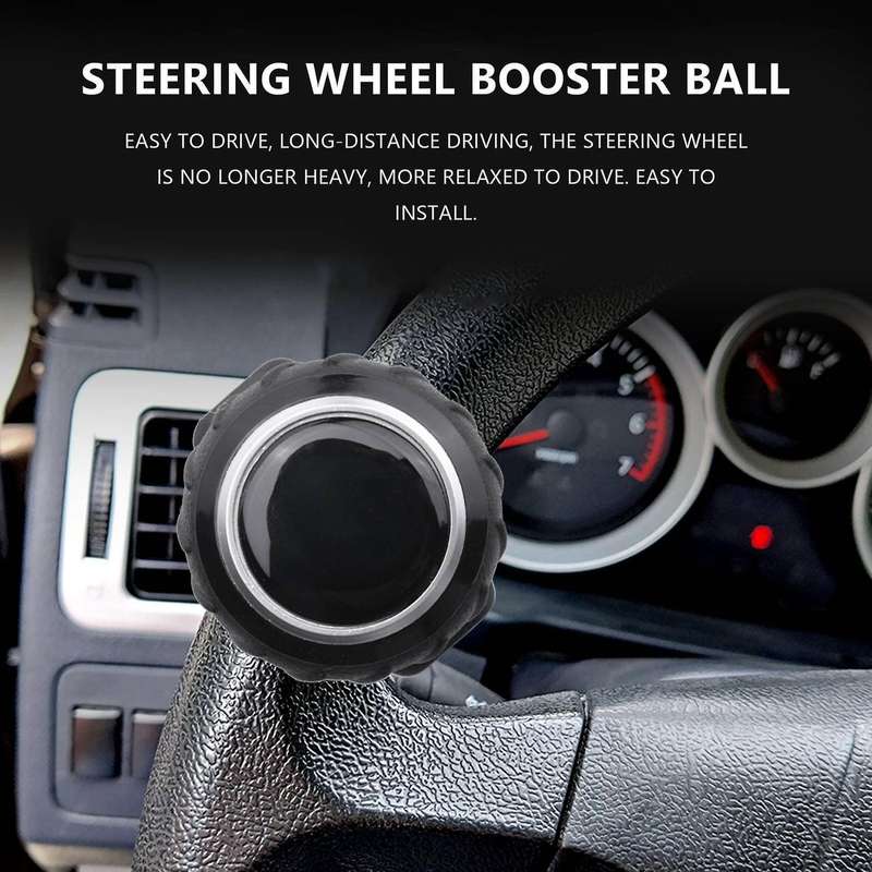 Car Steering Wheel Power Handle Knob Steering Wheel Booster Ball Universal Knob Universal