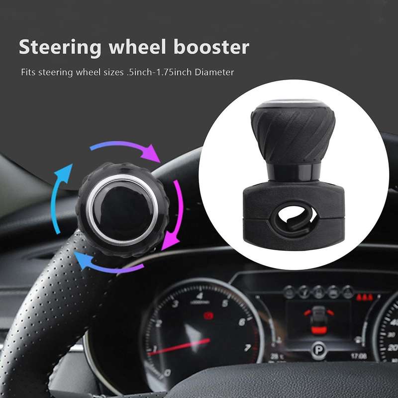 Car Steering Wheel Power Handle Knob Steering Wheel Booster Ball Universal Knob Universal